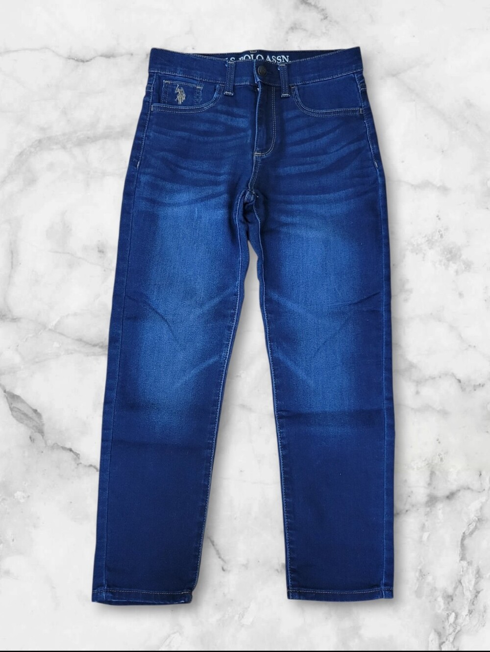 U.S. Polo Assn. Dark Wash Slim Straight Jeans